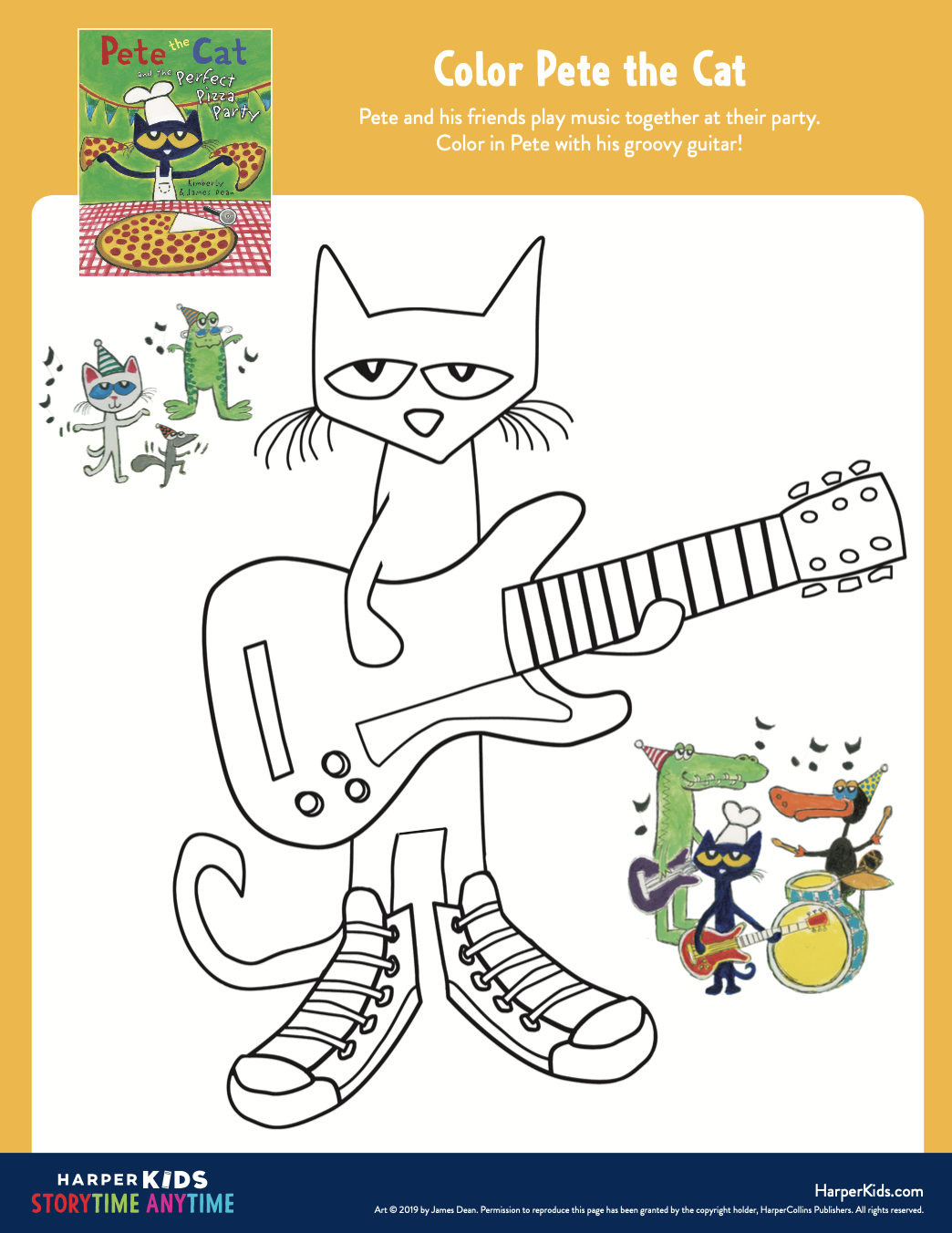 Color Pete the Cat