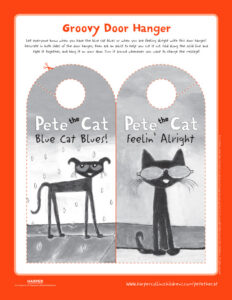 Pete the Cat and His Magic Sunglasses: Door Hanger