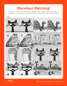 Pete the Cat and His Magic Sunglasses: Memory Game