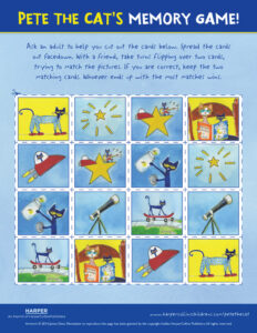 Pete the Cat Twinkle, Twinkle, Little Star: Memory Game