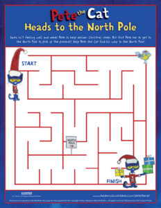 Pete the Cat Saves Christmas: Maze