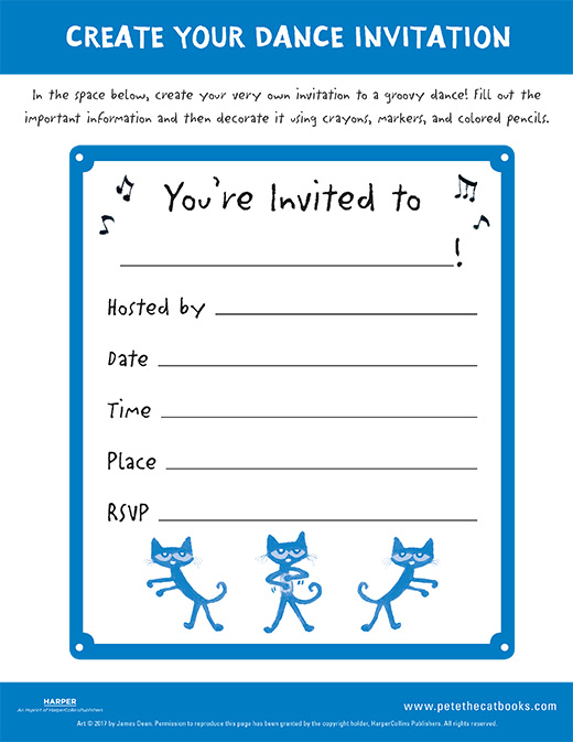 Create Your Dance Invitation
