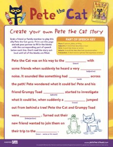 Create your own Pete the Cat story