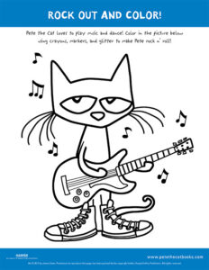 Rock Out and Color with Pete the Cat!