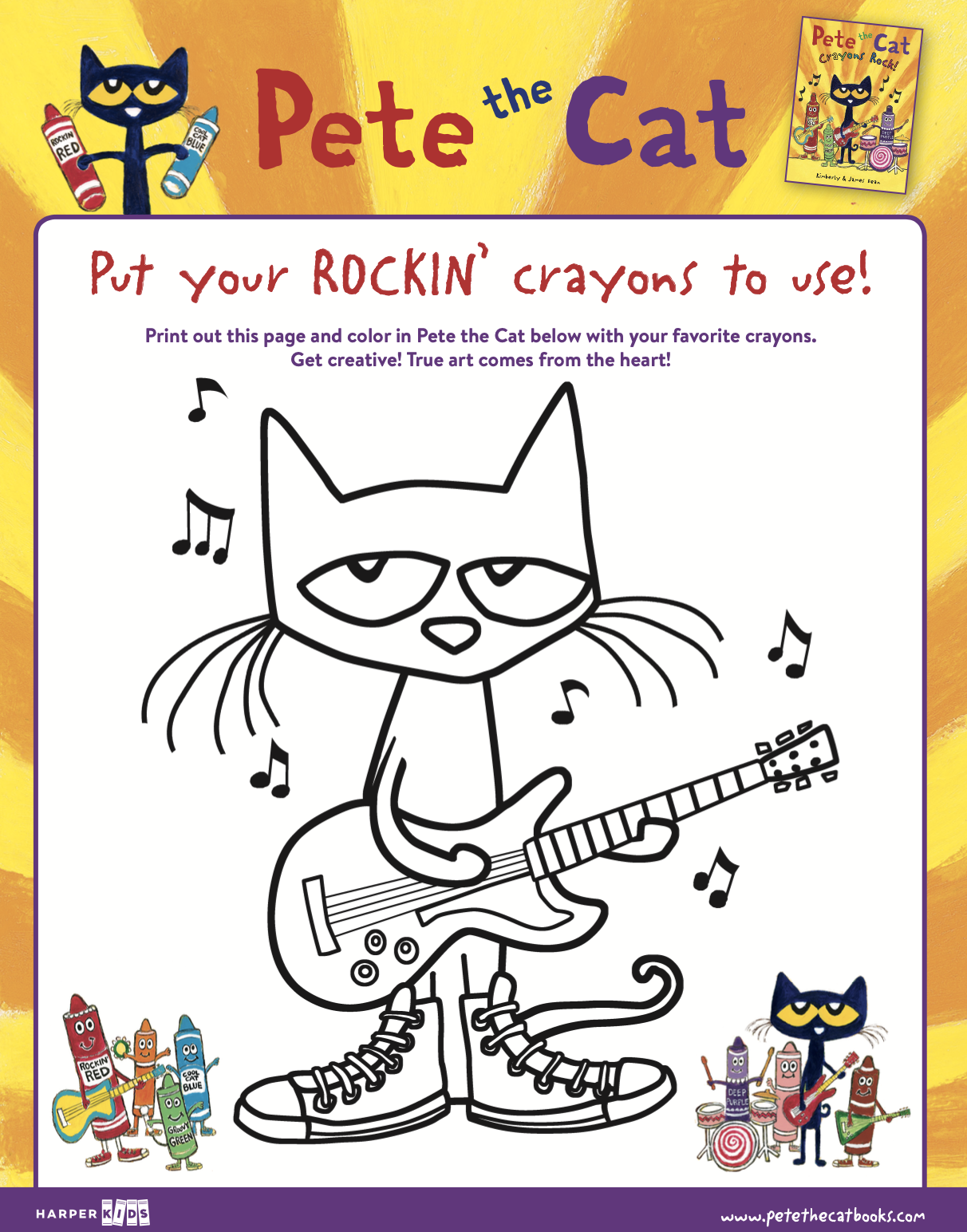 Put your ROCKIN’ crayons to use!